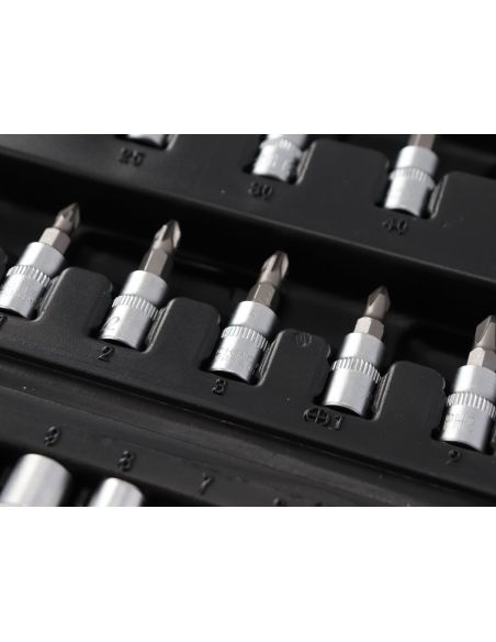 Zestaw kluczy nasadowych 1/4" 46 el. Mega - 58046 - Mega - 5
