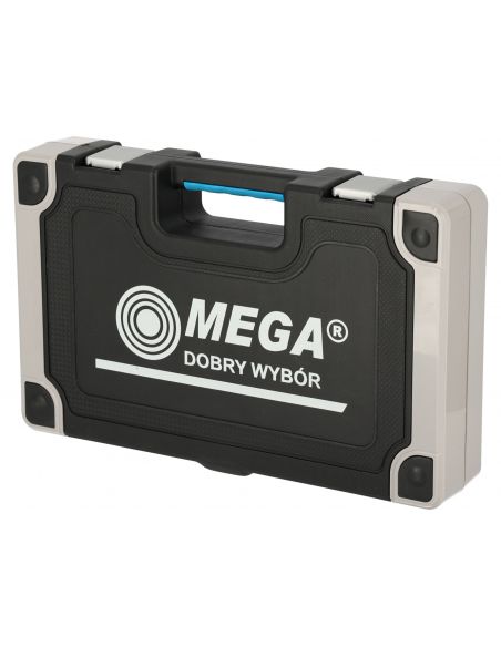 Zestaw kluczy płaskich i nasadowych 1/4" 1/2"  91 el. Mega - 58091 - Mega - 7