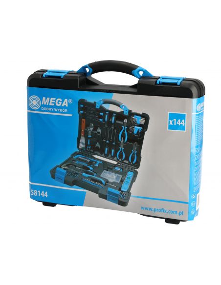 Zestaw narzędzi 144 el. Mega - 58144 - Mega - 8