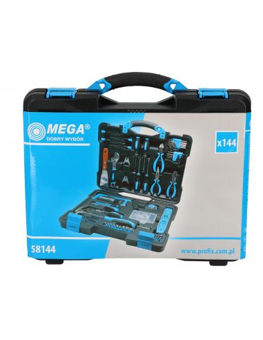 Zestaw narzędzi 144 el. Mega - 58144 - Mega - 9