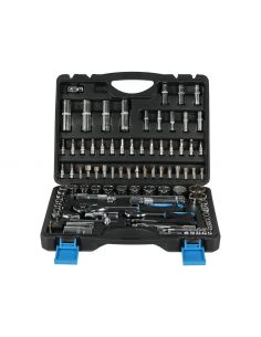 Zestaw kluczy nasadowych 1/4" 1/2"  94 el. Mega - 58094 - Mega - 1 2