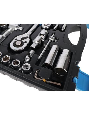 Zestaw kluczy nasadowych 1/4" 1/2"  94 el. Mega - 58094 - Mega - 4