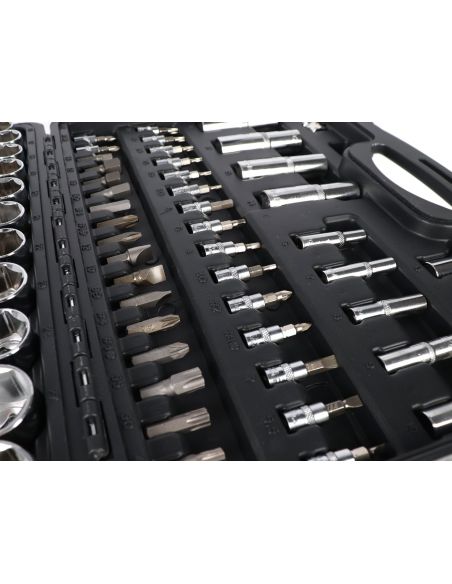 Zestaw kluczy nasadowych 1/4" 1/2"  94 el. Mega - 58094 - Mega - 6
