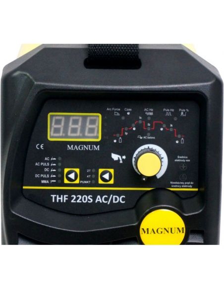 Spawarka Magnum TIG THF 220S AC/DC Pulse - zestaw - U I THF220SAC-G - Magnum - 7