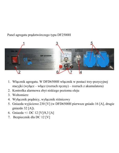 Agregat prądotwórczy DF 2500H - U A DF-2500H - Magnum - 5