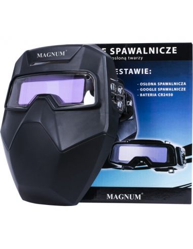 Automatyczne gogle spawalnicze Magnum R100+ z osłoną twarzy - POS-M-R100+ - Magnum - 6