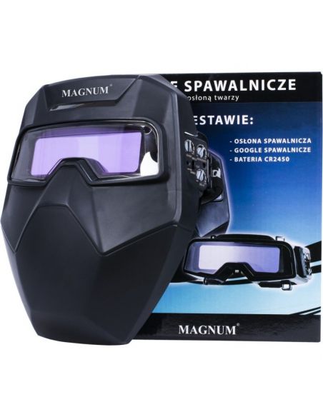Automatyczne gogle spawalnicze Magnum R100+ z osłoną twarzy - POS-M-R100+ - Magnum - 6