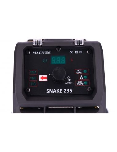 Spawarka Magnum Snake 235 IGBT - zestaw - U I SNA 235-G - Magnum - 4