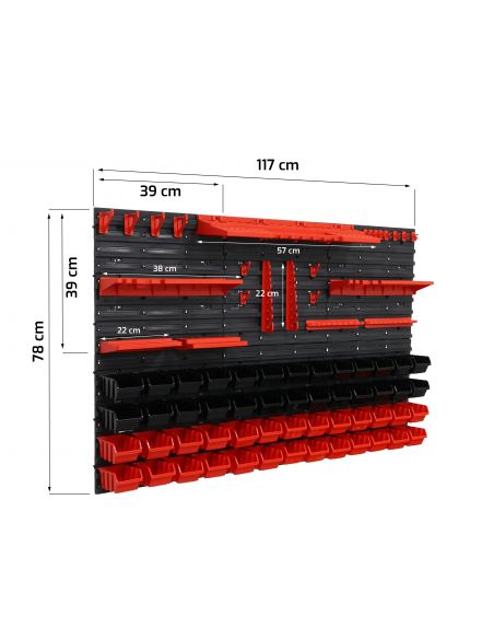 Tablica narzędziowa Toolbox System Wall Mix 120x80 v.2 - TS.W.120.080.M_2_px - Toolbox System - 10