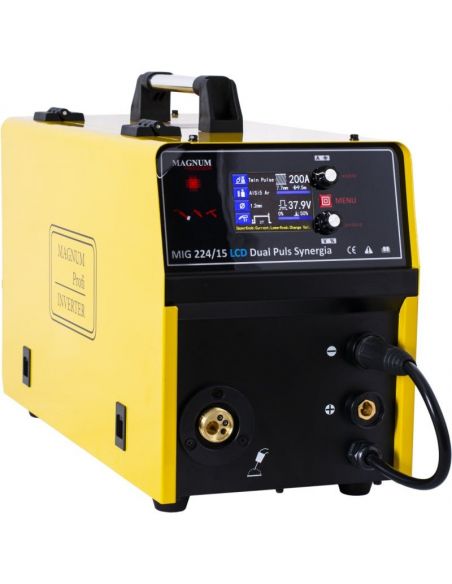Spawarka Magnum MIG 224/15 LCD Dual Puls Synergia - zestaw - U MI 224 LC15-G - Magnum - 8