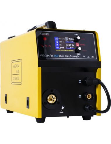 Spawarka Magnum MIG 224/15 LCD Dual Puls Synergia - zestaw - U MI 224 LC15-G - Magnum - 14
