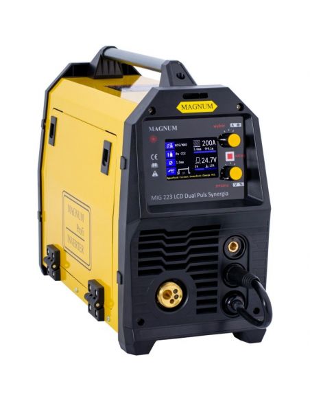 Spawarka Magnum MIG 223 LCD Dual Puls Synergia - zestaw - U MI 223 LCD-G - Magnum - 8