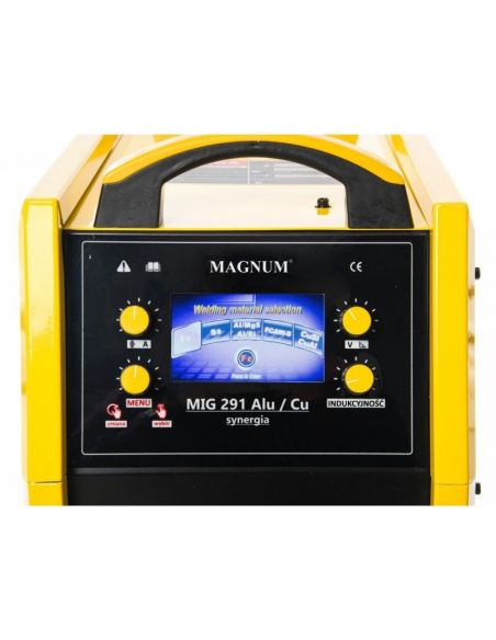 Spawarka Magnum MIG 291 Alu/Cu Synergia - zestaw - U MI 291AL CU-G - Magnum - 9