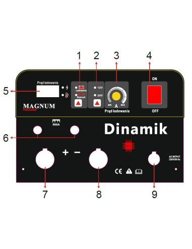 Prostownik Magnum Dinamik 840 - U ŁR INV-840 - Magnum - 3