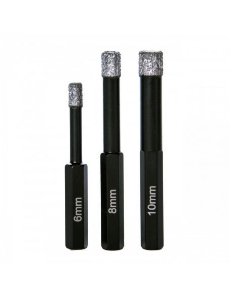 Wiertła diamentowe 6, 8, 10 mm z rdzeniem parafinowym - P F LX DIAM - Magnum - 2