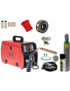 Spawarka Ideal Tecnomig 200GD 3w1 Synergic - zestaw - TMIG200GD-G - Ideal - 3
