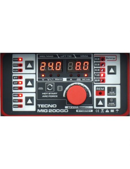 Spawarka Ideal Tecnomig 200GD 3w1 Synergic - zestaw - TMIG200GD-G - Ideal - 11