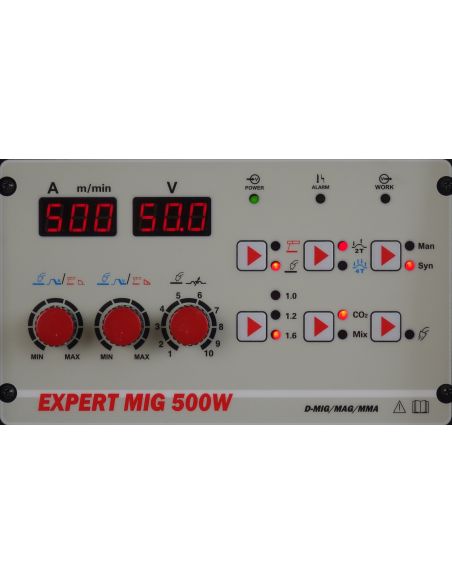 Spawarka Ideal Expert MIG 500W Synergic - zestaw wodny - EXMIG500W - Ideal - 4