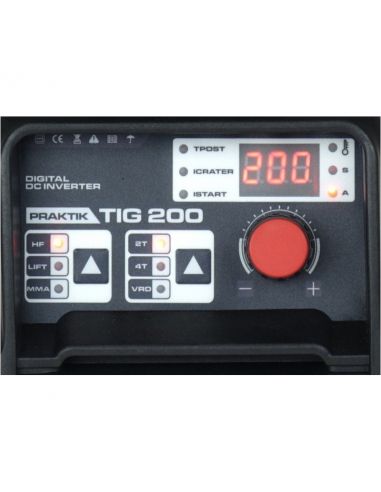 Spawarka inwertorowa Ideal Praktik TIG 200 DC Digital - zestaw - PTIG200D-G - Ideal - 5