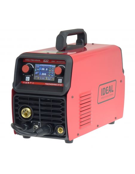 Spawarka Ideal Tecnomig 212 LCD Synergic - zestaw - TMIG212LCD-G - Ideal - 8