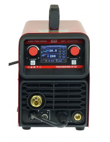 Spawarka Ideal Tecnomig 212 LCD Synergic - zestaw - TMIG212LCD-G - Ideal - 9