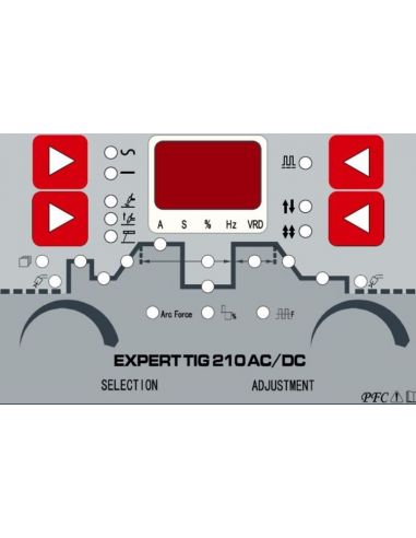 Spawarka Ideal Expert TIG 210 AC/DC PFC - zestaw - EXTIG210AC-G - Ideal - 10