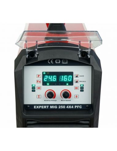 Spawarka Ideal Expert MIG 250 4x4 PFC Synergic - zestaw - EXMIG250PFC-G - Ideal - 5