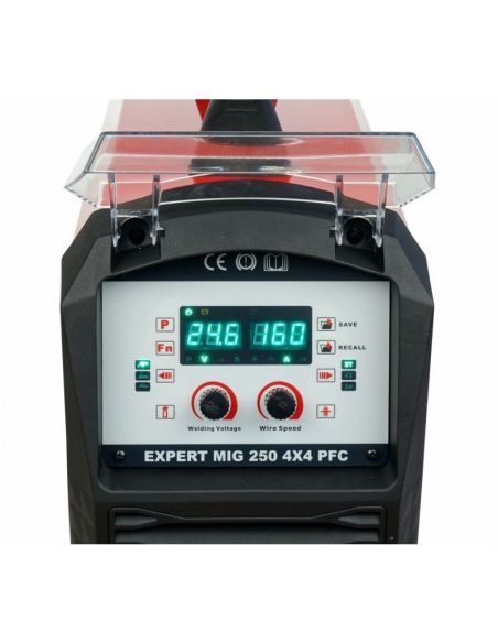 Spawarka Ideal Expert MIG 250 4x4 PFC Synergic - zestaw - EXMIG250PFC-G - Ideal - 5