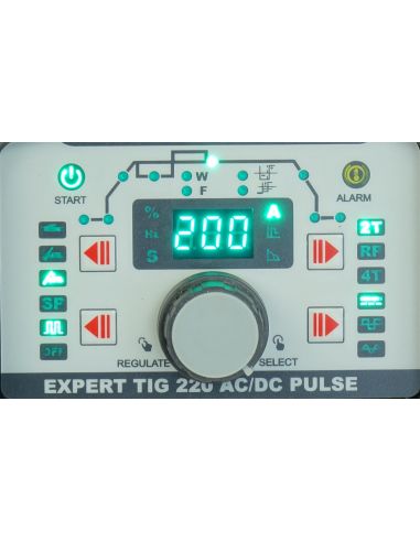 Spawarka Ideal Expert TIG 220 AC/DC Pulse - zestaw - EXTIG220AC-G - Ideal - 6
