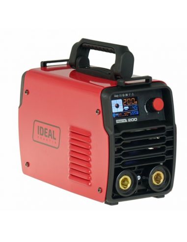 Spawarka inwertorowa Ideal Praktik 200 LCD Synergy - zestaw - PRAKTIK200LCD-G - Ideal - 4