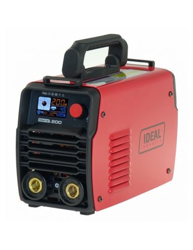 Spawarka inwertorowa Ideal Praktik 200 LCD Synergy - zestaw - PRAKTIK200LCD-G - Ideal - 6