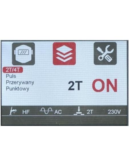 Spawarka Ideal Expert TIG 220 AC/DC Pulse LCD - zestaw - EXTIG220ACLCD-G - Ideal - 11
