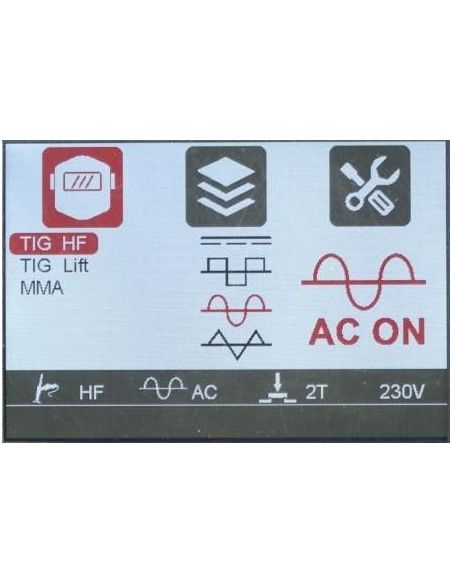 Spawarka Ideal Expert TIG 220 AC/DC Pulse LCD - zestaw - EXTIG220ACLCD-G - Ideal - 13