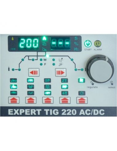 Spawarka Ideal Expert TIG 220 AC/DC Pulse W - zestaw wodny - EXTIG220AW-G - Ideal - 9