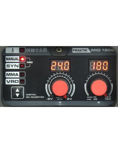 Spawarka Ideal Praktik MIG 1800 MMA - zestaw - PMIG1800-G - Ideal - 6