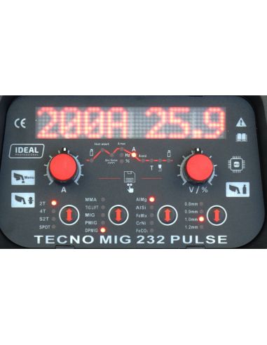 Spawarka Ideal Tecnomig 232 Pulse - zestaw - TMIG232P-G - Ideal - 10