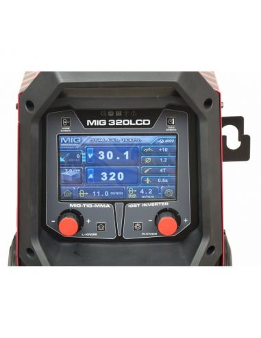 Spawarka Ideal Tecnomig 320 LCD Synergic - zestaw - TMIG320LCD-G - Ideal - 8