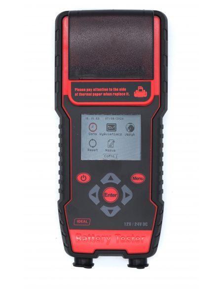 Tester akumulatorów Ideal BDT7000 (cyfrowy z drukarką) 12/24 V - BDT7000 - Ideal - 3
