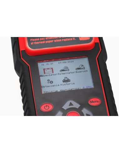 Tester akumulatorów Ideal BDT7000 (cyfrowy z drukarką) 12/24 V - BDT7000 - Ideal - 5