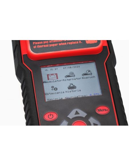 Tester akumulatorów Ideal BDT7000 (cyfrowy z drukarką) 12/24 V - BDT7000 - Ideal - 5