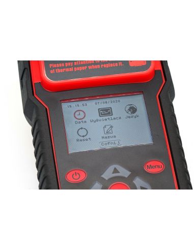 Tester akumulatorów Ideal BDT7000 (cyfrowy z drukarką) 12/24 V - BDT7000 - Ideal - 6