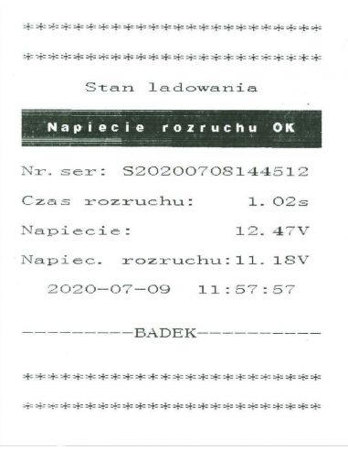 Tester akumulatorów Ideal BDT7000 (cyfrowy z drukarką) 12/24 V - BDT7000 - Ideal - 9