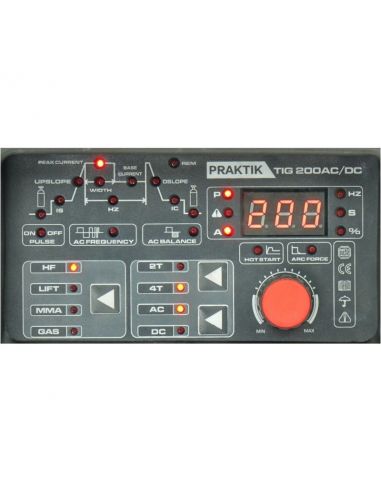 Spawarka Ideal Praktik TIG 200 AC/DC - zestaw - PTIG200AC-G - Ideal - 8