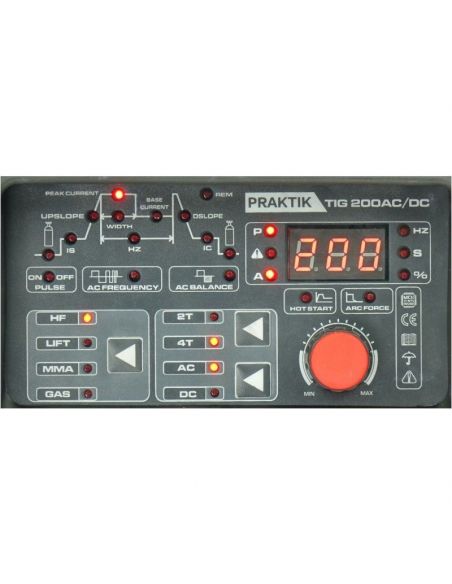 Spawarka Ideal Praktik TIG 200 AC/DC - zestaw - PTIG200AC-G - Ideal - 8