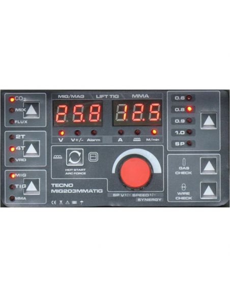 Spawarka Ideal Tecnomig 203 Synergic VRD + TIG - zestaw - TMIG203MMATIG-G - Ideal - 11