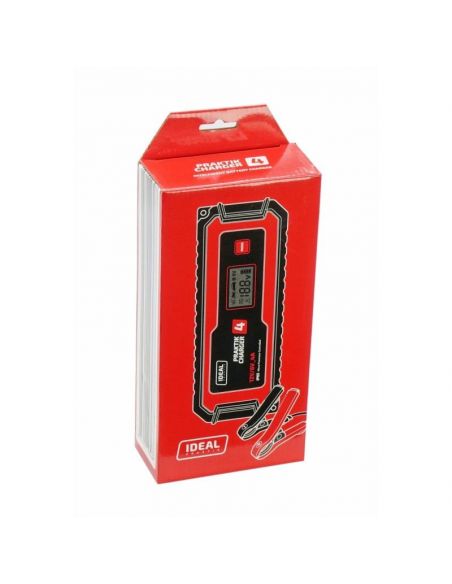 Prostownik Ideal Praktik Charger 4 LCD 6/12 V - PCHARGE4V2 - Ideal - 4