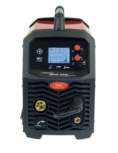 Spawarka Ideal Tecnomig 205 LCD Synergic v2 - zestaw - TMIG205LCDV2-G - Ideal - 9