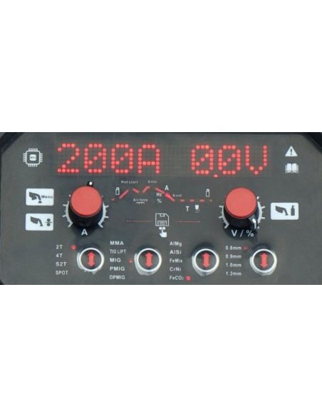 Spawarka Ideal Tecnomig 234 Pulse 4x4 v2 - zestaw - TMIG234PV2-G - Ideal - 11