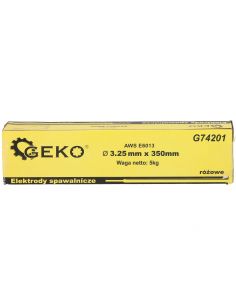Elektrody GEKO AWS E6013 różowe fi 3,25/350/5,0 kg - G74201 - GEKO - 1
