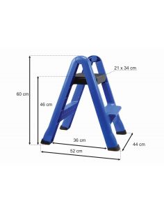 Schodki składane GEKO do 150 kg 60 cm - G02430 - GEKO - 1 2